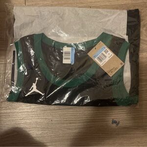 Jordan Black and Green Tank Top